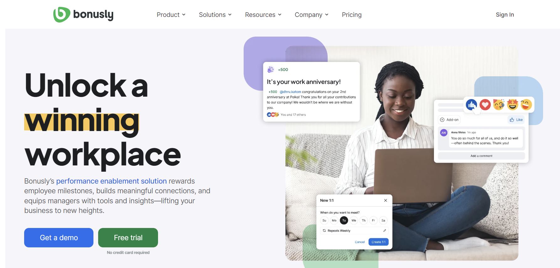 Bonusly rebrand: Bonus.ly to Bonusly.com