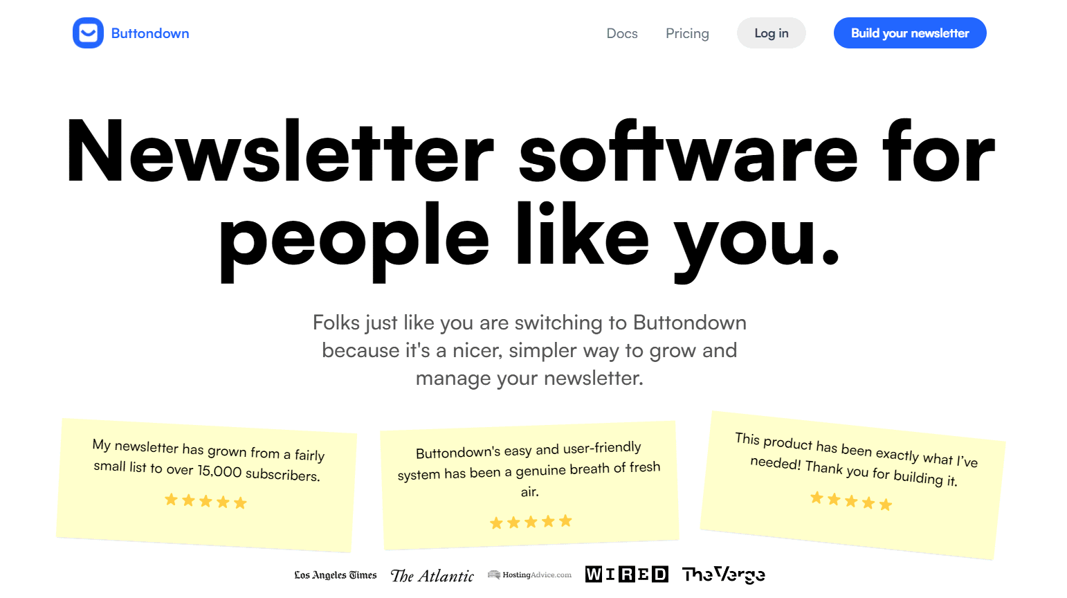 Buttondown rebrand: Buttondown.email to Buttondown.com