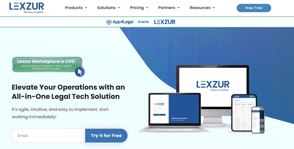 Lexzur rebrand: App4Legal.com to Lexzur.com