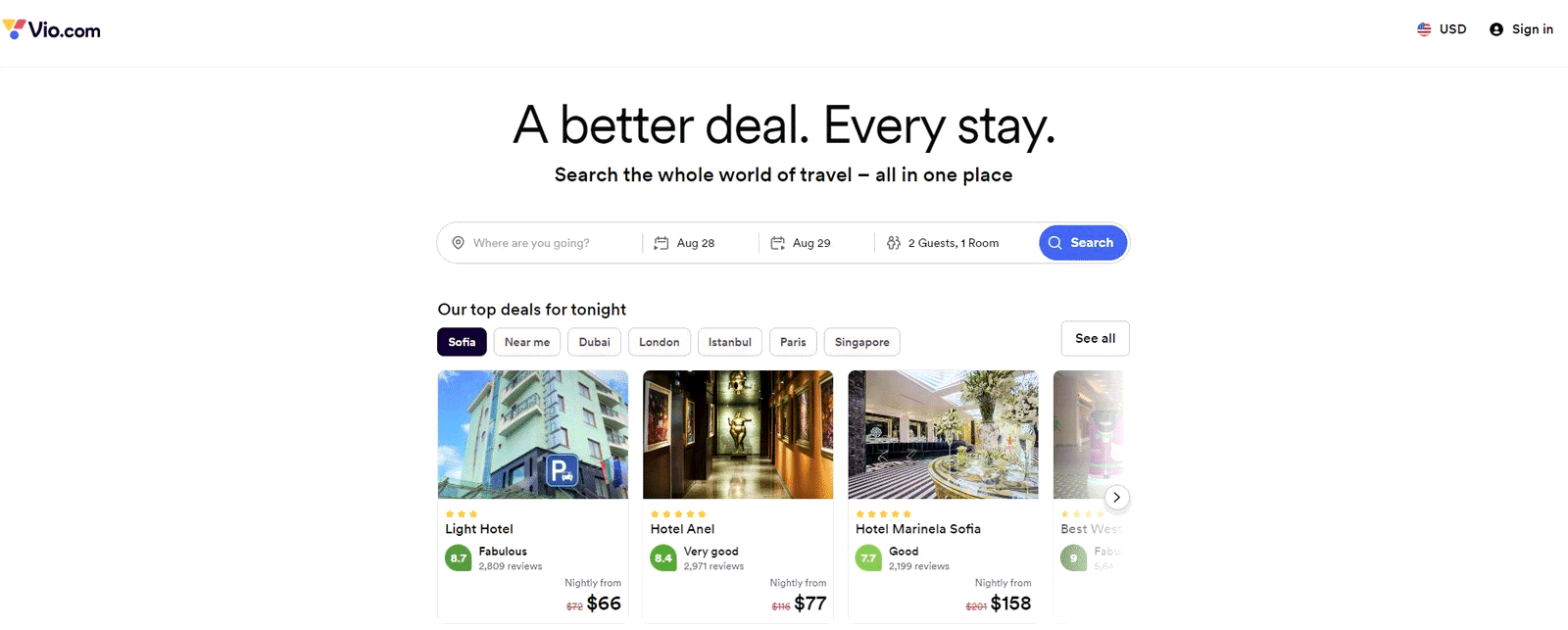 Vio rebrand: FindHotel.net to Vio.com