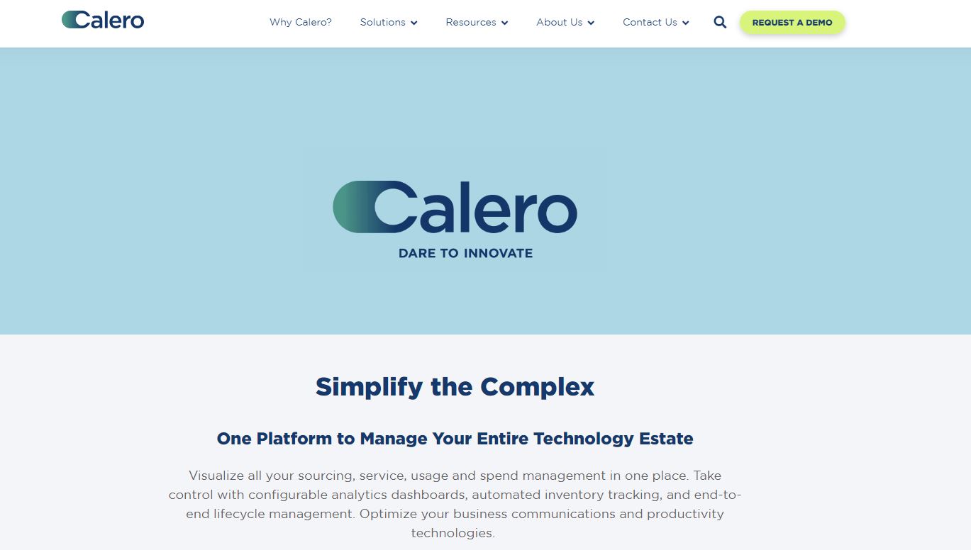 Calero rebrand: CaleroMDSL.com to Calero.com