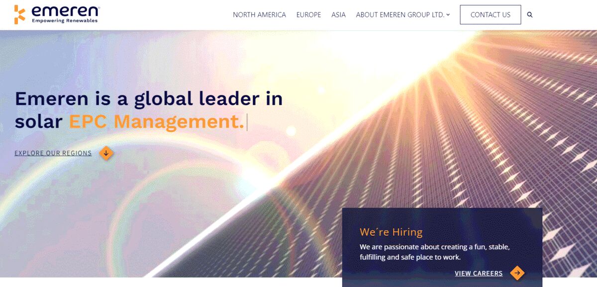 Emeren rebrand: RenesolaPower.com to Emeren.com