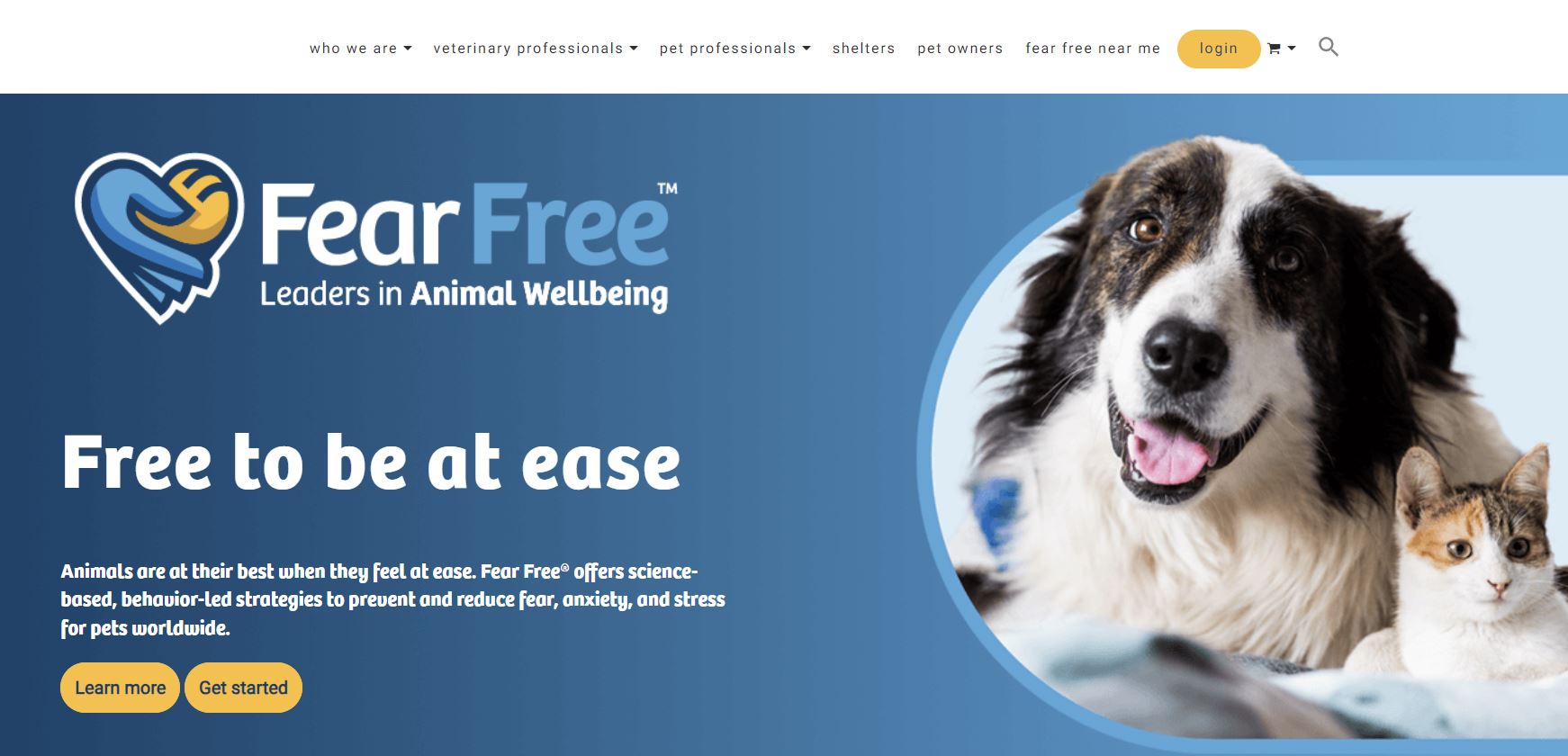 Fear Free rebrand: FearFreePets.com to FearFree.com