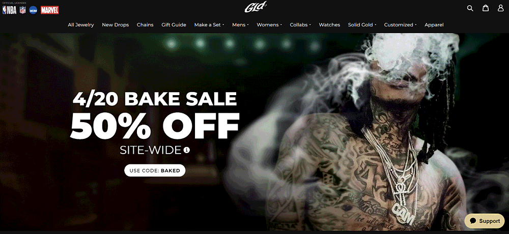 GLD rebrand: TheGLDShop.com to GLD.com