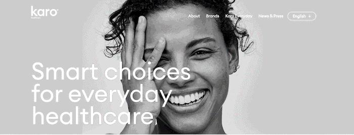 Karo Healthcare rebrand: KaroHealthcare.com to Karo.com