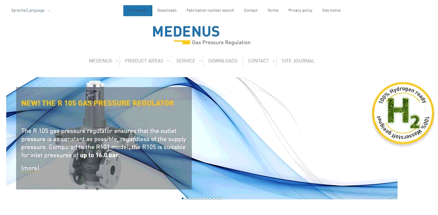 Medenus rebrand: Medenus.de to Medenus.com