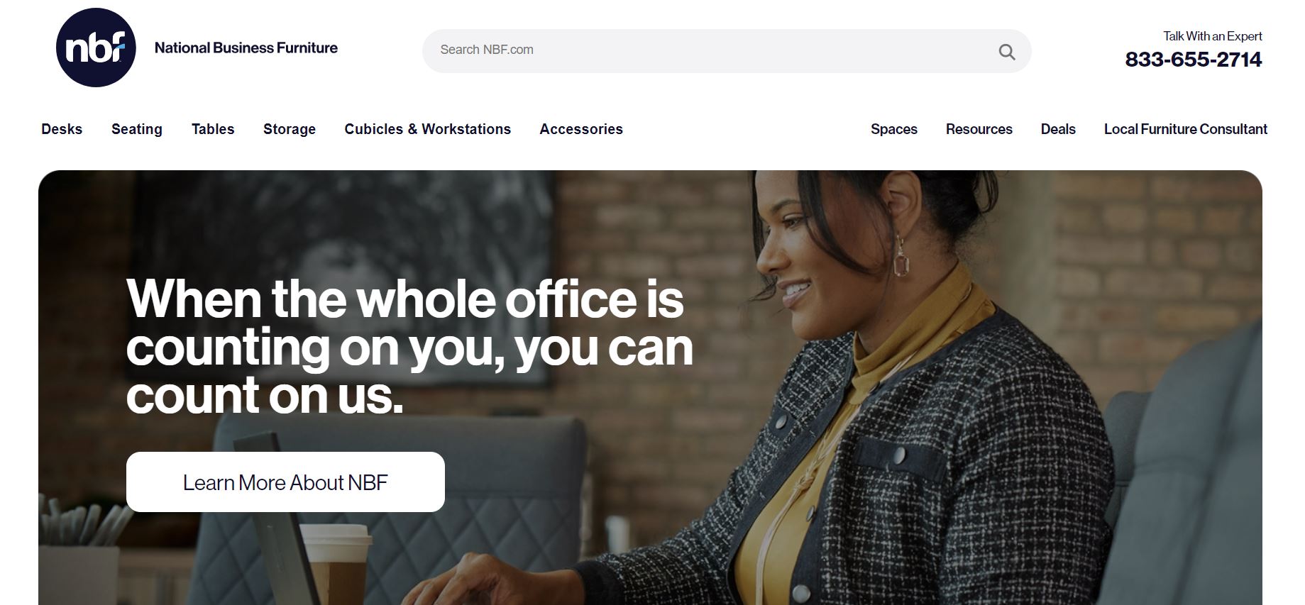 NBF rebrand: NationalBusinessFurniture.com to NBF.com