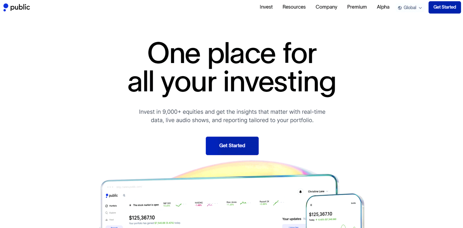Public rebrand: HelloPublic.com to Public.com