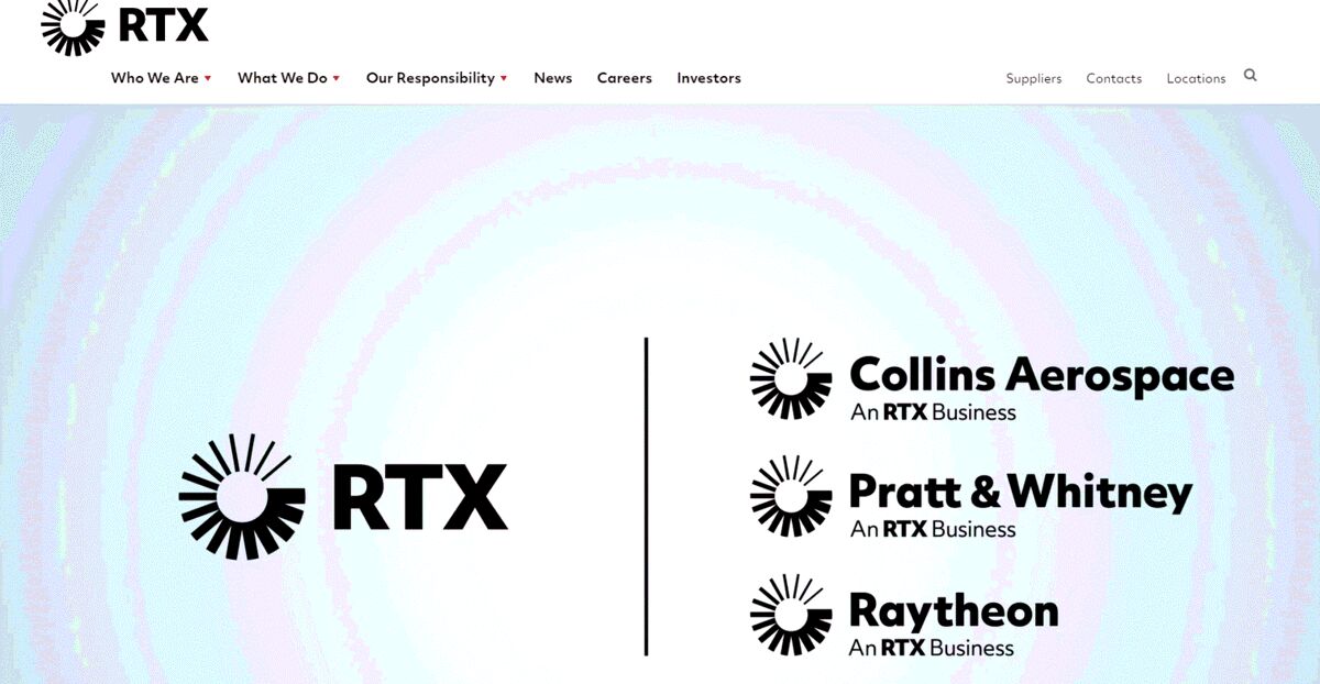 RTX rebrand: Raytheon.com to RTX.com