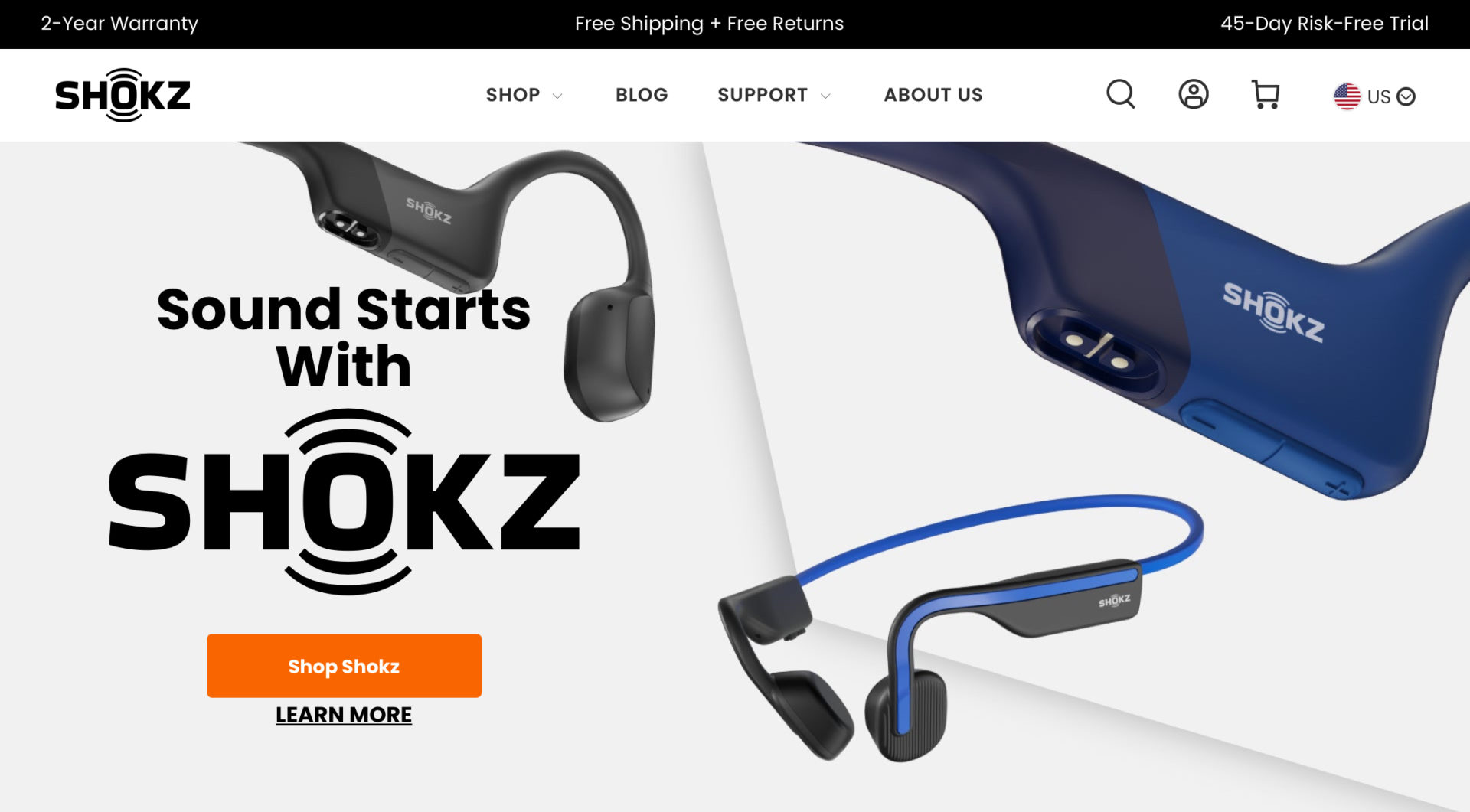 Shokz rebrand: AfterShokz.com to Shokz.com