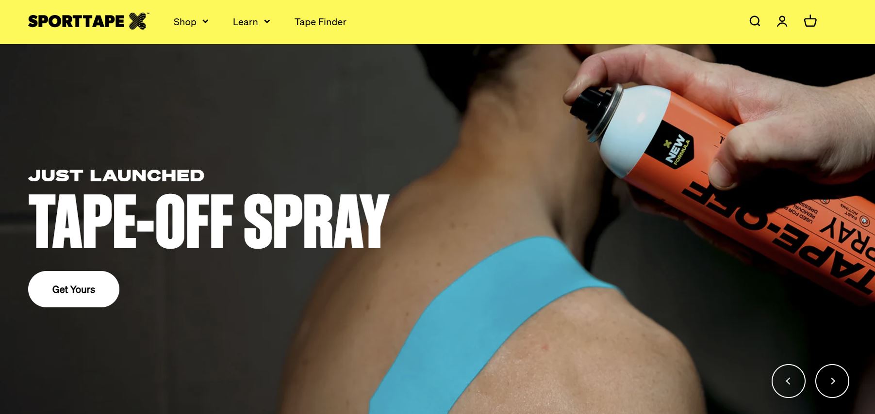 Sporttape rebrand: Sporttape.co.uk to Sporttape.com