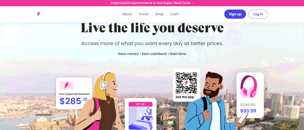 Super rebrand: Snapcommerce.com to Super.com