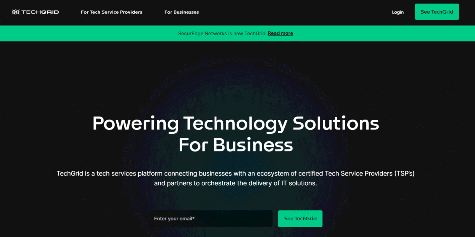 TechGrid rebrand: SecurEdgeNetworks.com to TechGrid.com