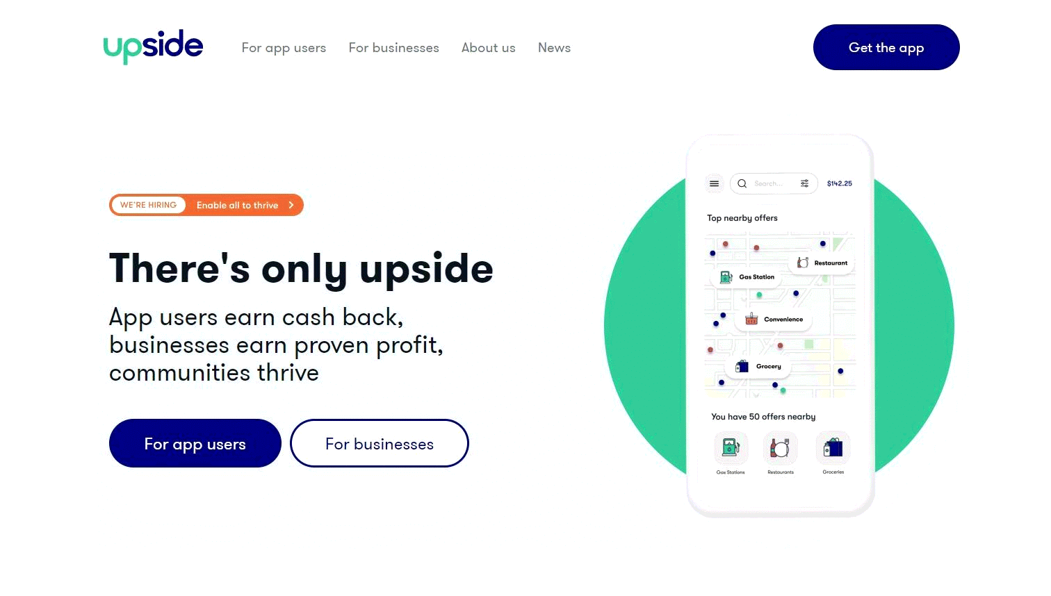 Upside rebrand: GetUpside.com to Upside.com