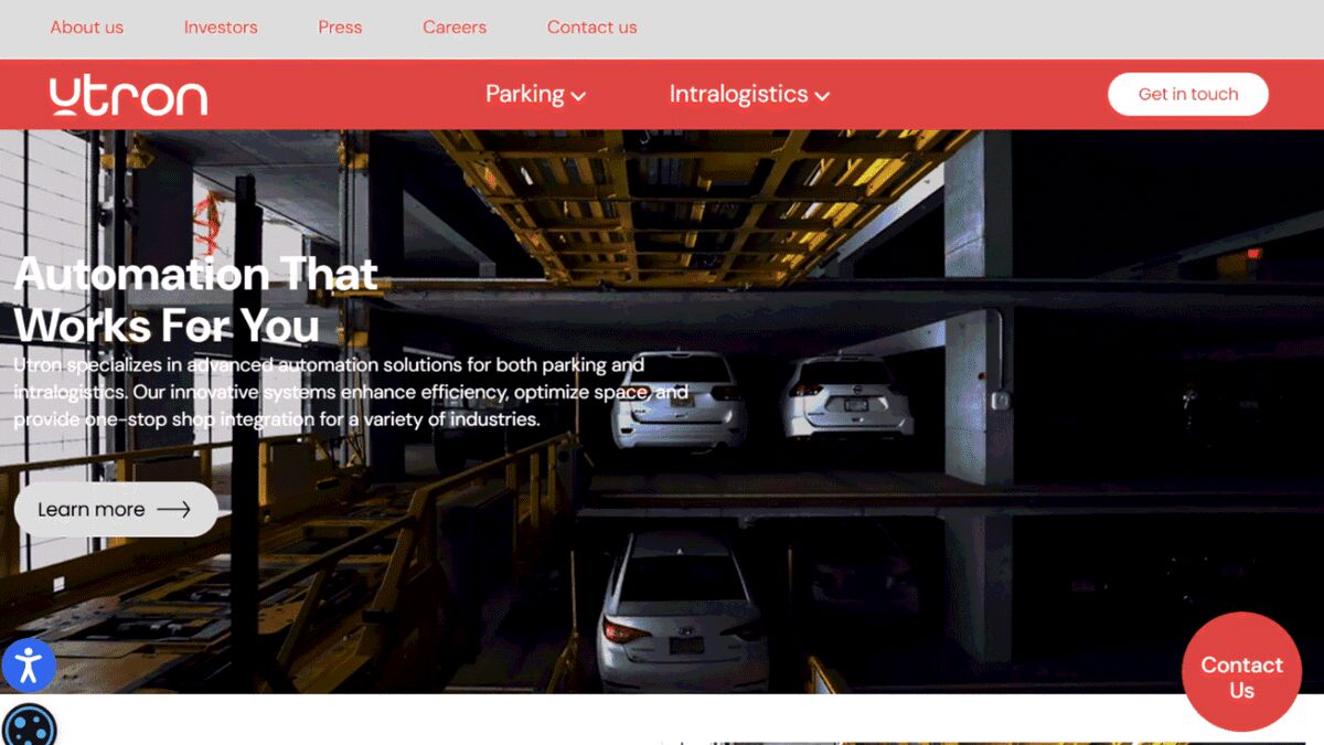 Utron rebrand: Utron-parking.com to Utron.com