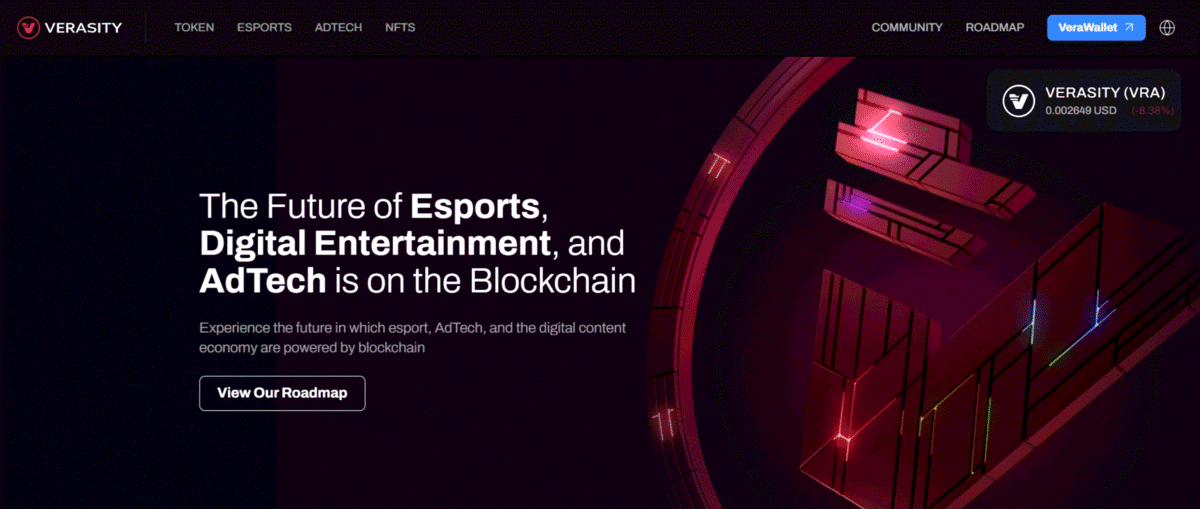 Verasity rebrand: Verasity.io to Verasity.com